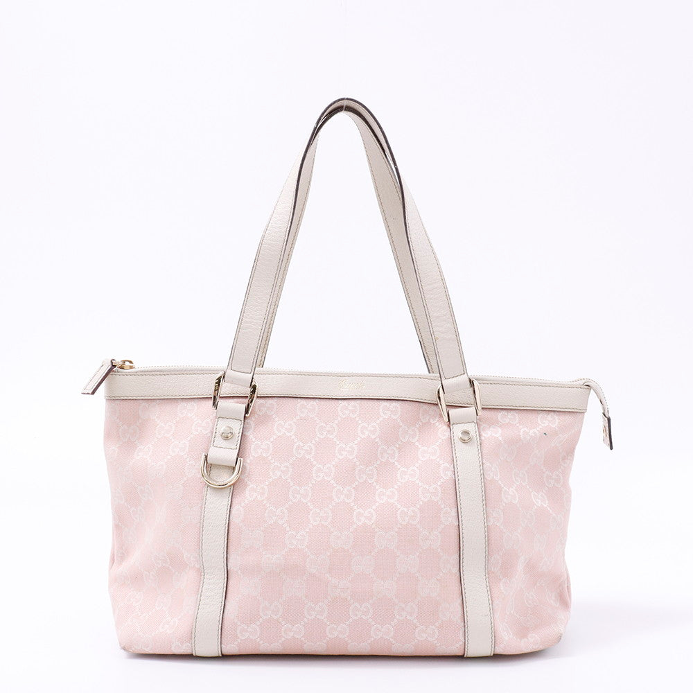 GUCCI GGキャンバス ハンドバッグ ピンク/白 141470 Canvas GUCCI GGキャンバス ハンドバッグ ピンク/白 141470 Canvas