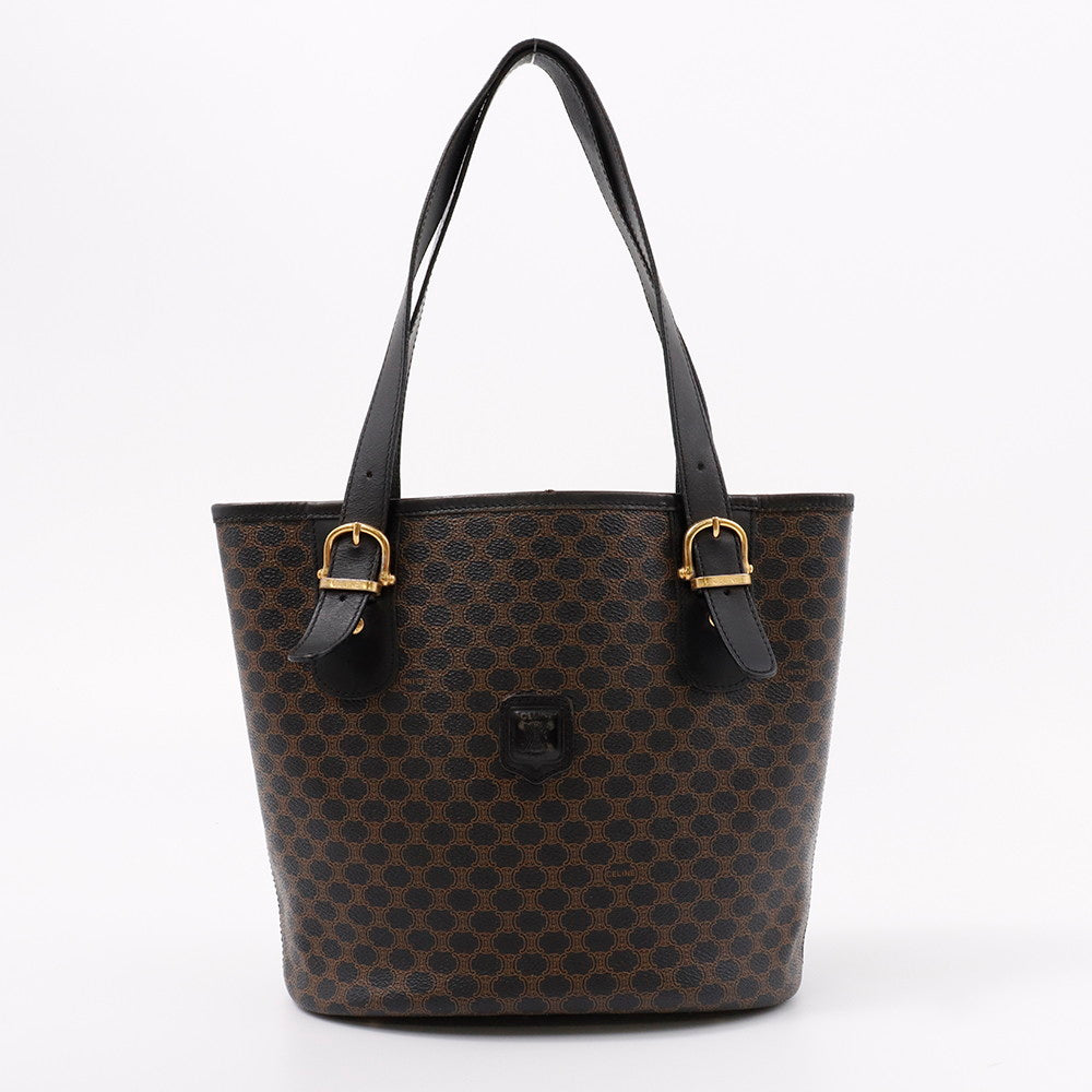 【希少❣️CELINE】マカダム柄トートバッグ CELINE CELINE/セリーヌ マカダム柄 トートバッグ デニム/レザー