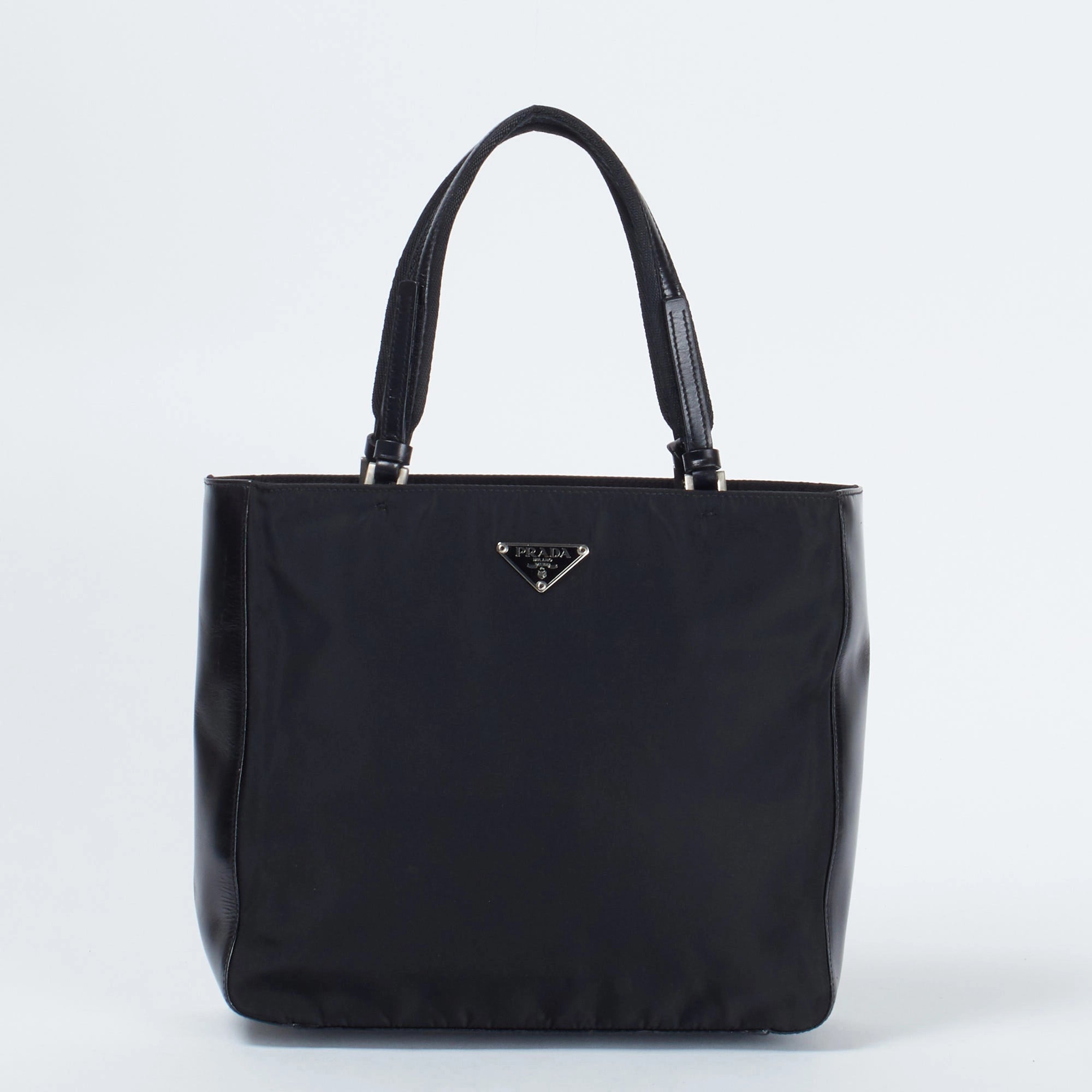 PRADA/プラダ】ナイロン ファスナーハンドバッグ/トートバッグ PRADA/プラダ】ナイロン ファスナーハンドバッグ/トートバッグ