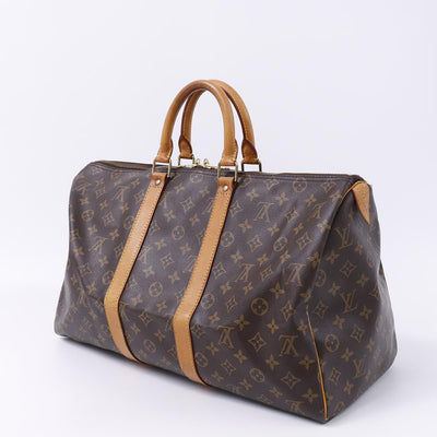 Louis Vuitton キーポル45 ダークブラウン 中古・古着通販】LOUIS VUITTON (ルイ ヴィトン) モノグラム キーポル