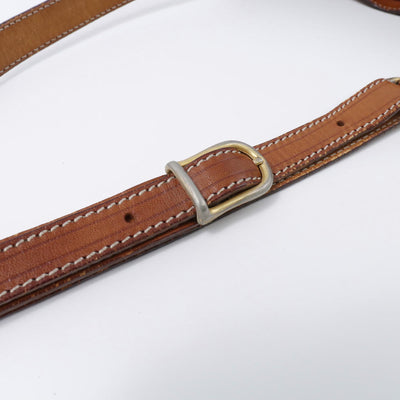 CELINE マカダム柄 巾着 ショルダーバッグ ポーチ付 ブラウン PVC