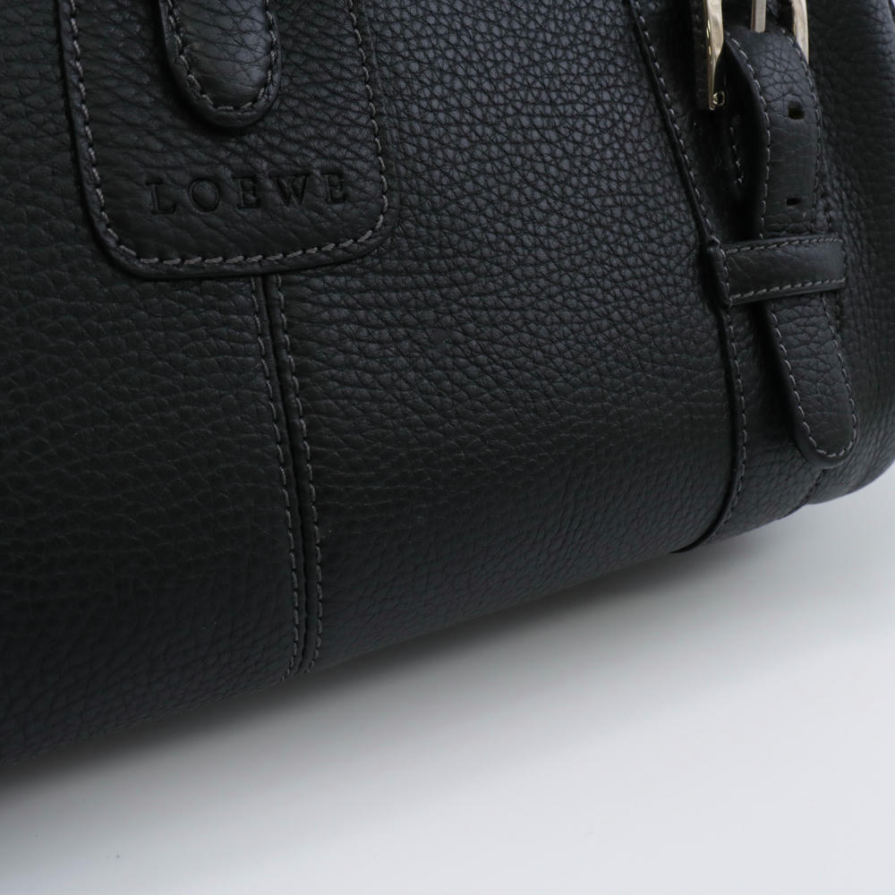 LOEWE センダ ハンドバッグ 黒 Leather