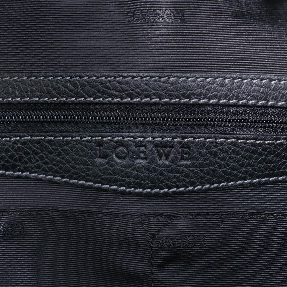 LOEWE センダ ハンドバッグ 黒 Leather