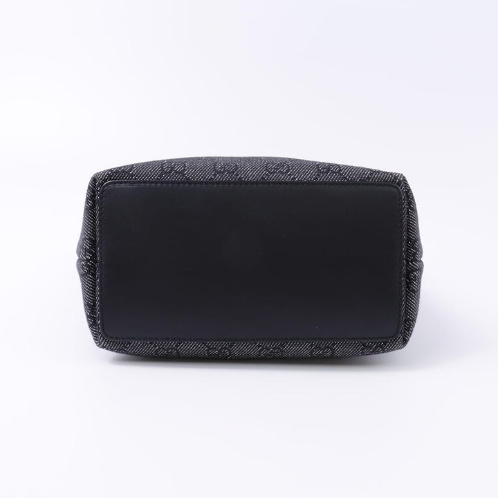 Gucci 黒 キャンバス バッグ GUCCI グッチ GGキャンバス ミニバッグ 巾着 ポーチ