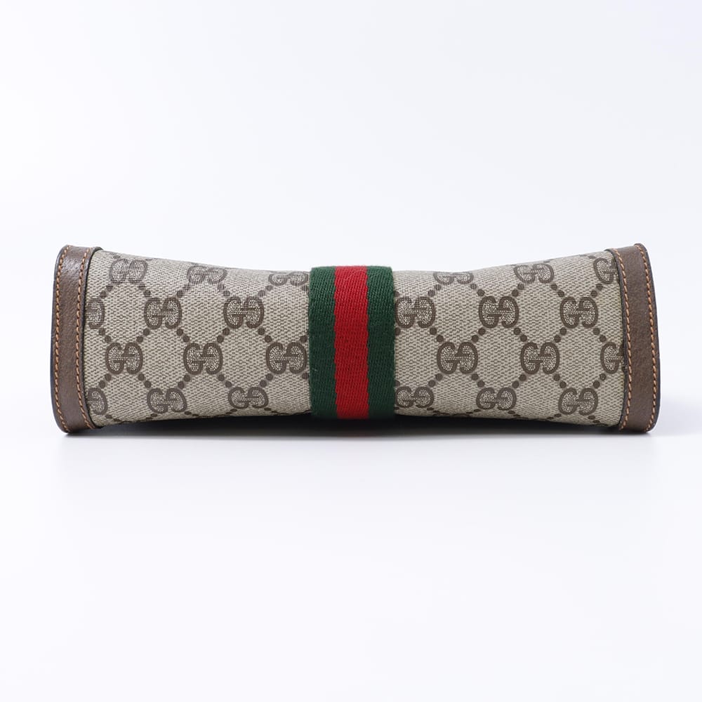 ✨美品✨GUCCI シェリーライン クラッチバッグ GG ベージュ レザー GUCCI オールドグッチ シェリーライン クラッチバッグ ベージュ 89・01