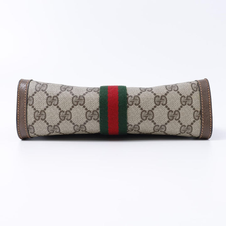 激レア　Gucci オールドグッチ　クラッチバッグ（超美品） GUCCI オールドグッチ シェリーライン クラッチバッグ ベージュ 89・01