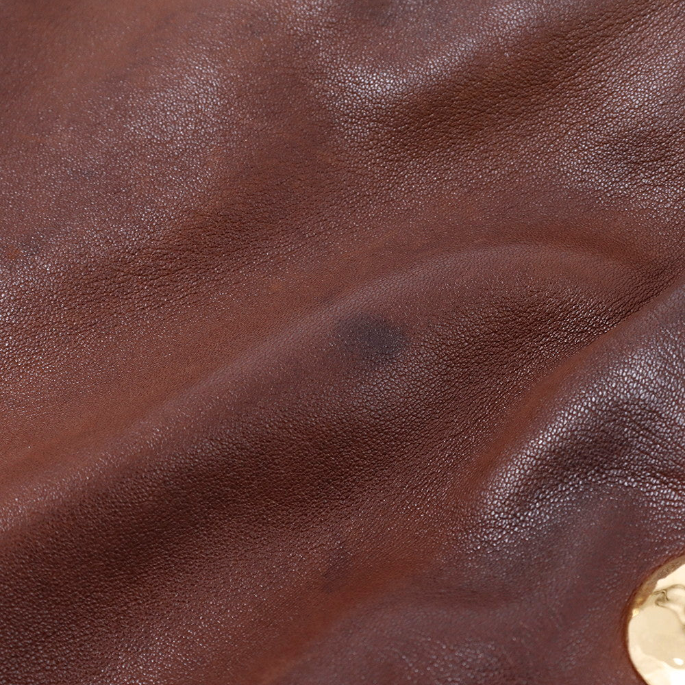 MIUMIU ハンドバッグ ブラウン Leather