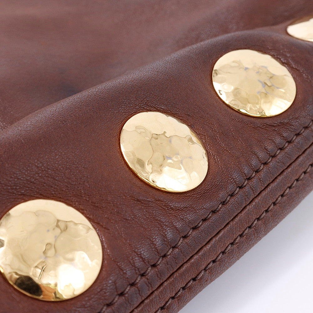 MIUMIU ハンドバッグ ブラウン Leather