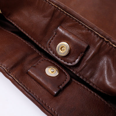 MIUMIU ハンドバッグ ブラウン Leather