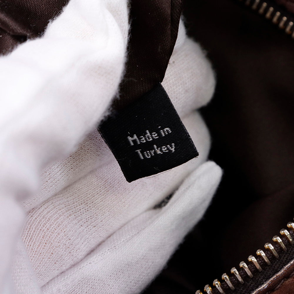 MIUMIU ハンドバッグ ブラウン Leather