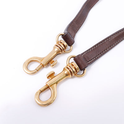 MIUMIU 2WAYトートバッグ ベージュ/ブラウン Leather