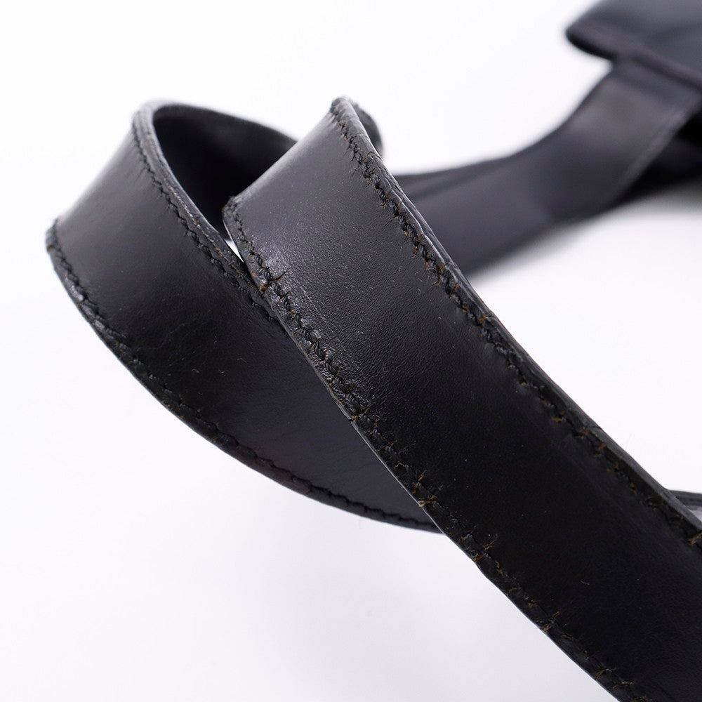 CELINE マカダム トートバッグ 黒/ブラウン PVC Leather