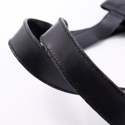 CELINE マカダム トートバッグ 黒/ブラウン PVC Leather