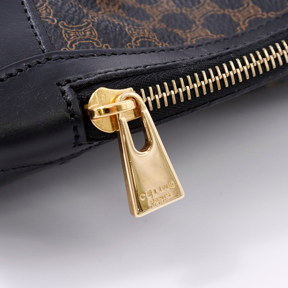 CELINE マカダム トートバッグ 黒/ブラウン PVC Leather – VALTIQUE