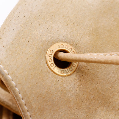 GUCCI バンブー バックパック ベージュ 003 2058 0016 Suede leather