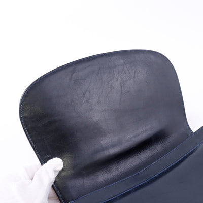 GUCCI オールド ショルダー 白/ブルー PVC Leather