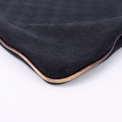 LOEWE アナグラムパターン トート 黒/グレー Canvas Leather