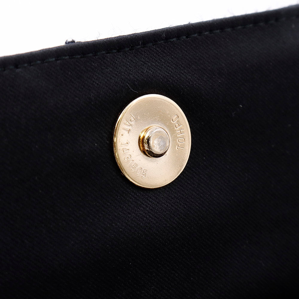 Ferragamo ショルダーバッグ 黒 Satin