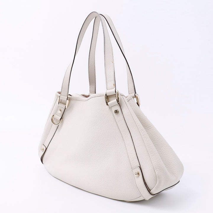 GUCCI アビー ショルダーバッグ アイボリー 130736 Leather – VALTIQUE