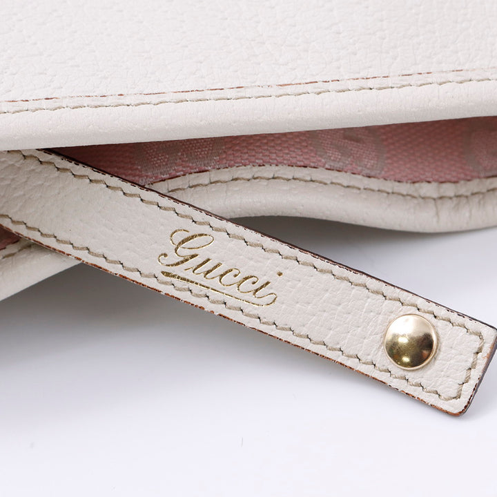 GUCCI アビー ショルダーバッグ アイボリー 130736 Leather – VALTIQUE