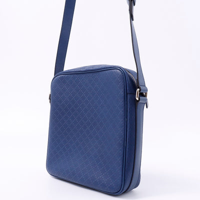 GUCCI ディアマンテ ショルダーバッグ ブルー 201448 Leather