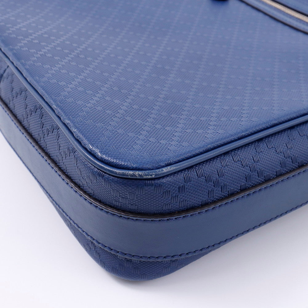 GUCCI ディアマンテ ショルダーバッグ ブルー 201448 Leather