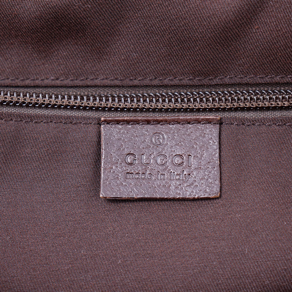 GUCCI GGキャンバス シェリーライン トートバッグ ベージュ/ブラウン