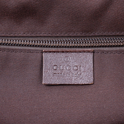 GUCCI GGキャンバス シェリーライン トートバッグ ベージュ/ブラウン 131233 Canvas