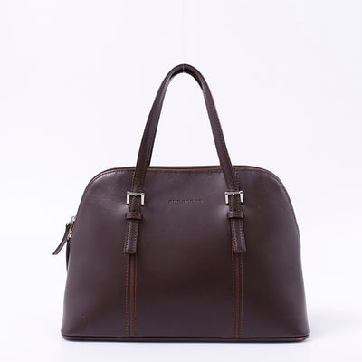 BURBERRY ハンドバッグ ブラウン Leather