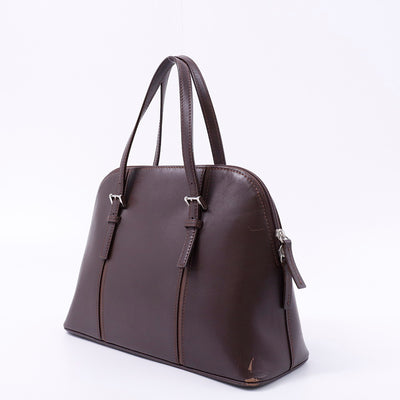 BURBERRY ハンドバッグ ブラウン Leather