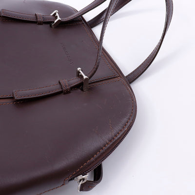 BURBERRY ハンドバッグ ブラウン Leather