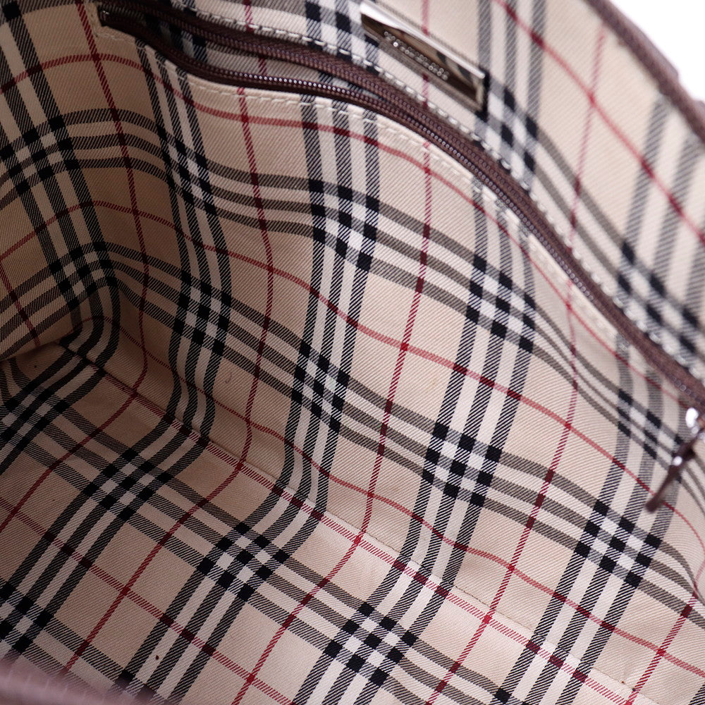 BURBERRY ハンドバッグ ブラウン Leather