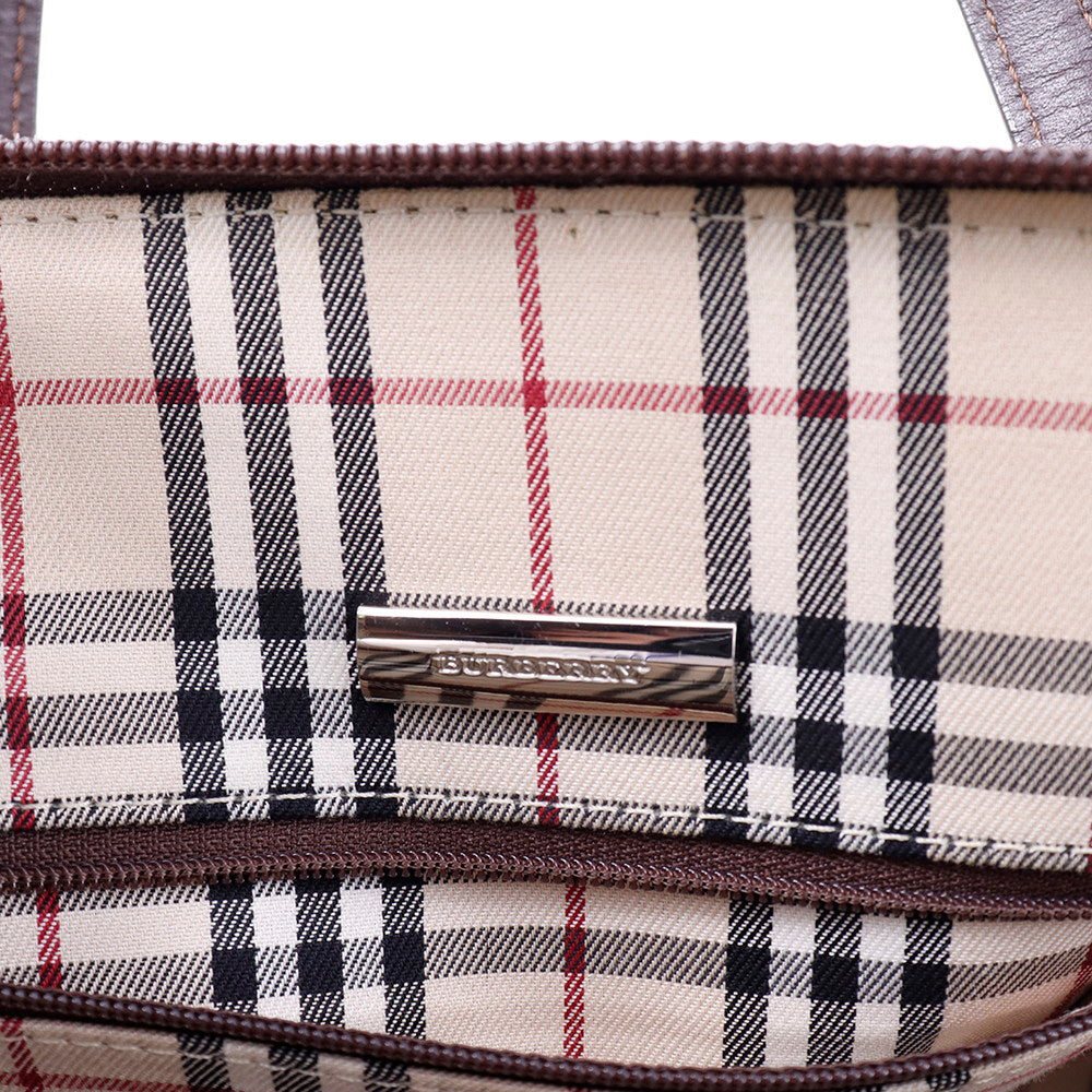 BURBERRY ハンドバッグ ブラウン Leather