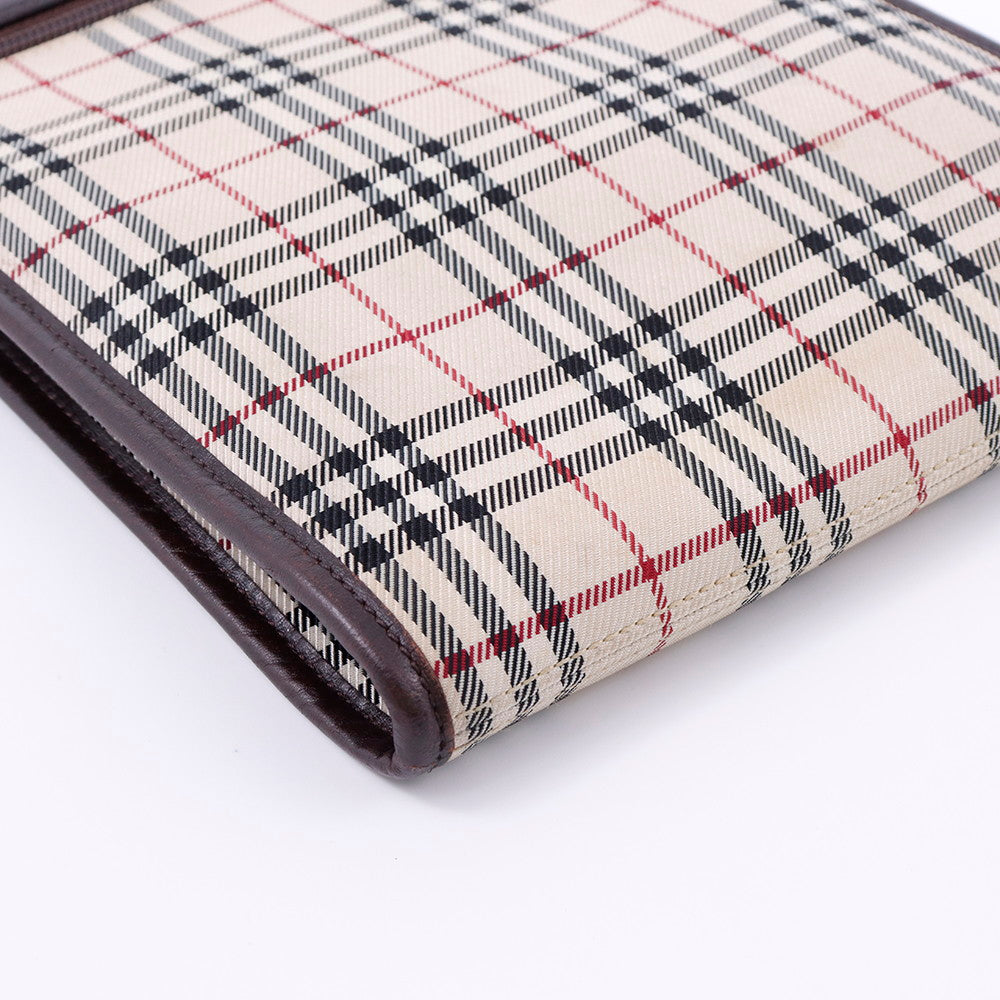 BURBERRY ノバチェック ショルダーバッグ ベージュ/ブラウン Canvas Leather
