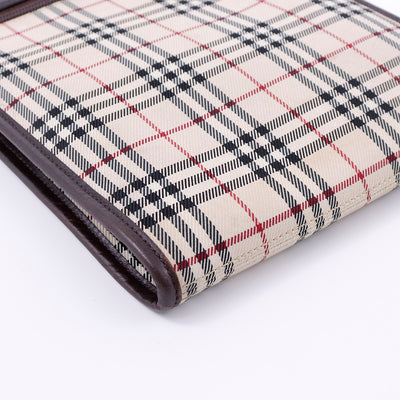 BURBERRY ノバチェック ショルダーバッグ ベージュ/ブラウン Canvas Leather