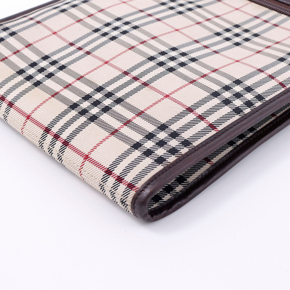 BURBERRY ノバチェック ショルダーバッグ ベージュ/ブラウン Canvas Leather