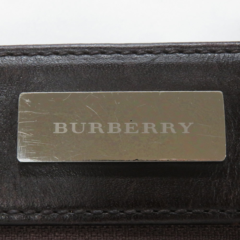 BURBERRY ノバチェック ショルダーバッグ ベージュ/ブラウン Canvas Leather