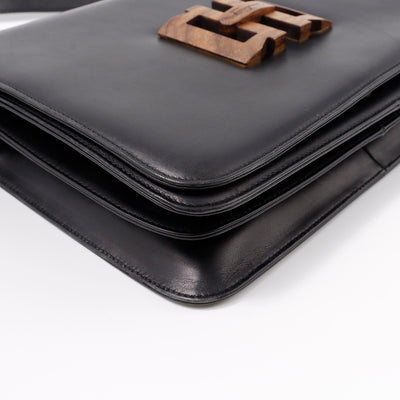 Ferragamo ワンショルダー 黒 Leather