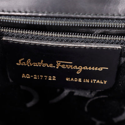 Ferragamo ワンショルダー 黒 Leather