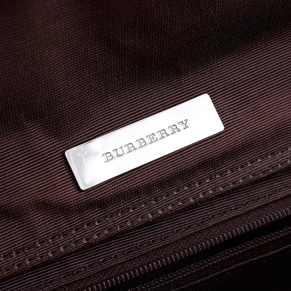 BURBERRY ノバチェック ショルダーバッグ ベージュ/ブラウン Canvas Leather