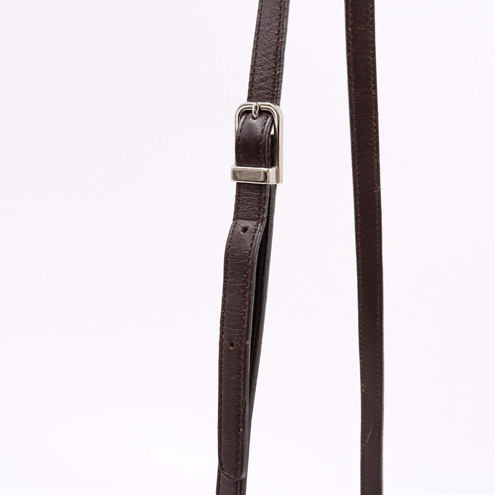 BURBERRY ノバチェック ショルダーポーチ ベージュ/ブラウン Canvas Leather