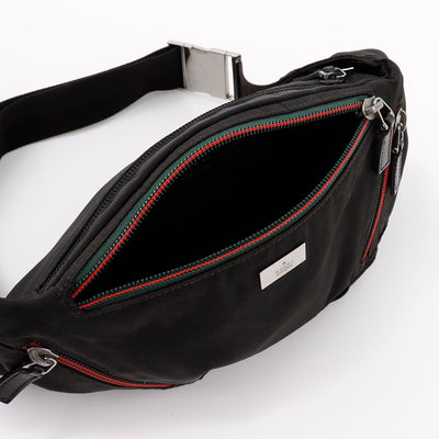 GUCCI シェリーライン ボディバッグ 黒 122350 Nylon