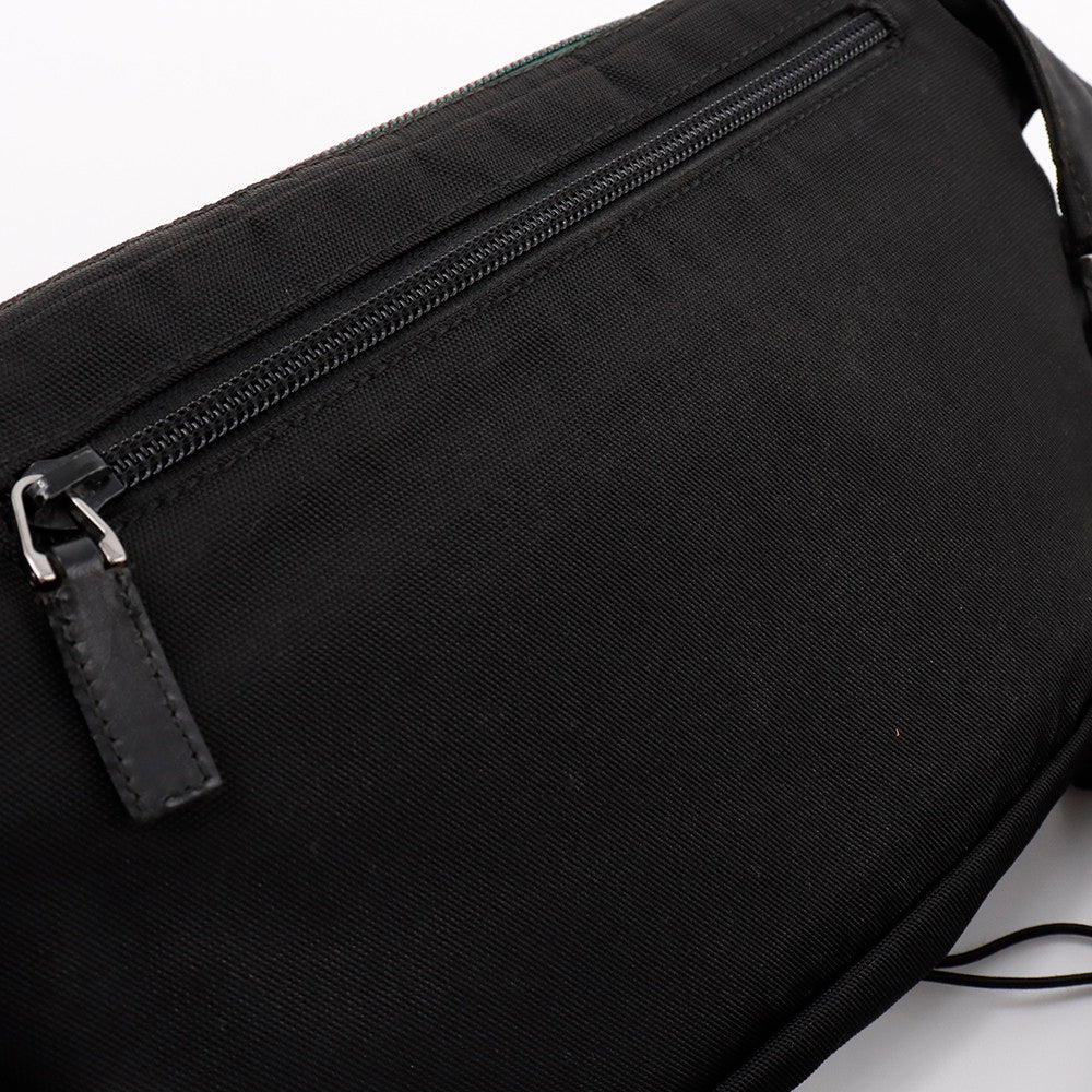 GUCCI シェリーライン ボディバッグ 黒 122350 Nylon