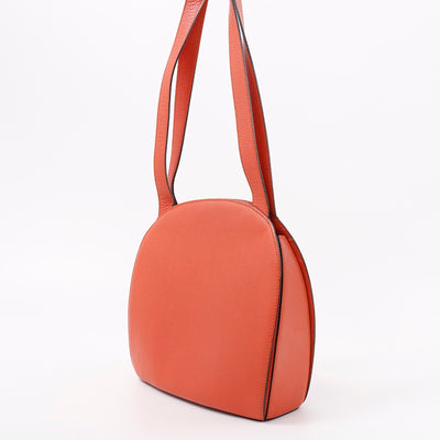 CELINE ショルダーバッグ オレンジ Leather