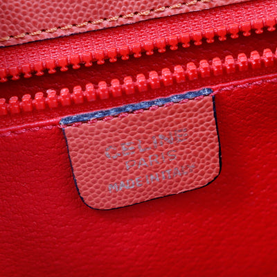 CELINE ショルダーバッグ オレンジ Leather