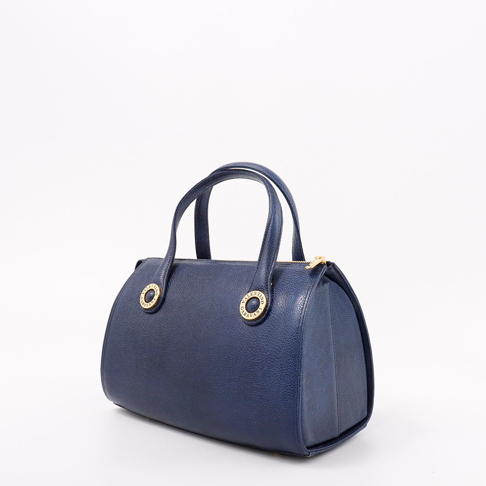 Valentino Garavani ハンドバッグ ブルー Leather