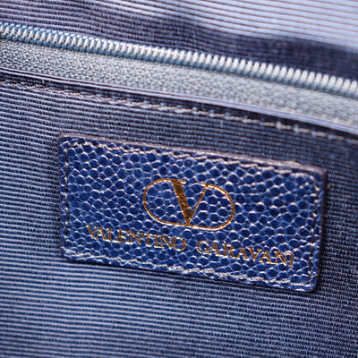 Valentino Garavani ハンドバッグ ブルー Leather