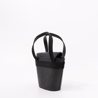 Ferragamo ヴァラリボン ハンドバッグ 黒 Leather