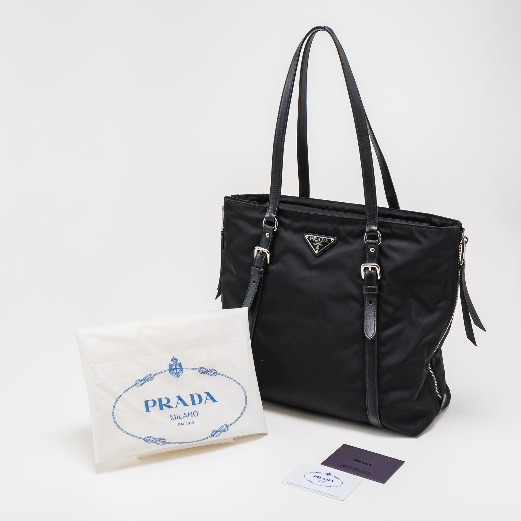 PRADA・プラダ】テスート/ブラック/PR230004/トートバッグ/USED