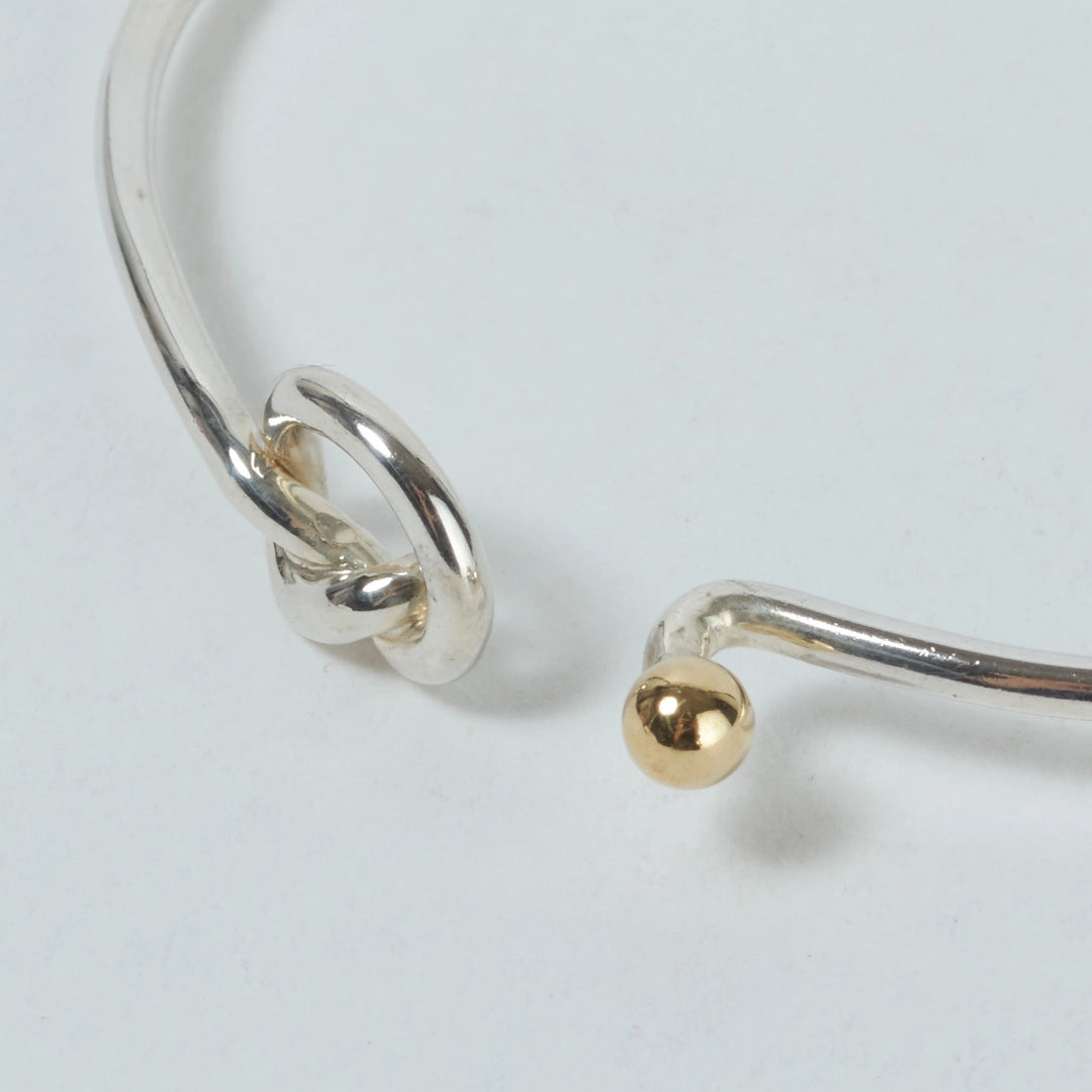 TIFFANY/ティファニー】ラブノット バングル/ブレスレット K18コンビ TIFFANY/ティファニー】ラブノット バングル/ブレスレット K18コンビ